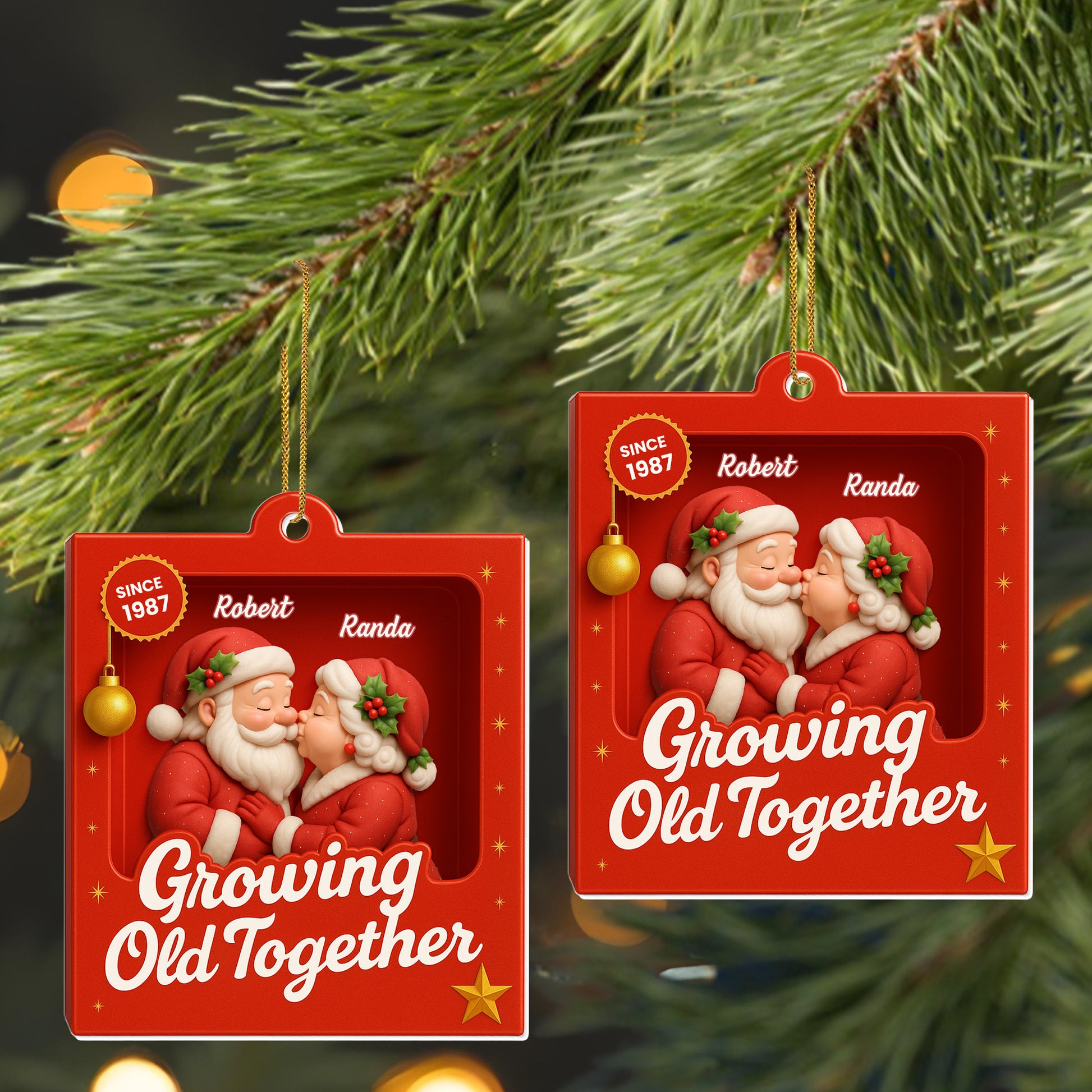 Growing Old Together, Santa Claus Ornament