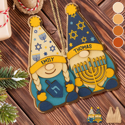 Celebrate Hanukkah With Traditional Symbols Ornament