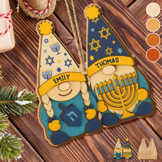 Celebrate Hanukkah With Traditional Symbols Ornament