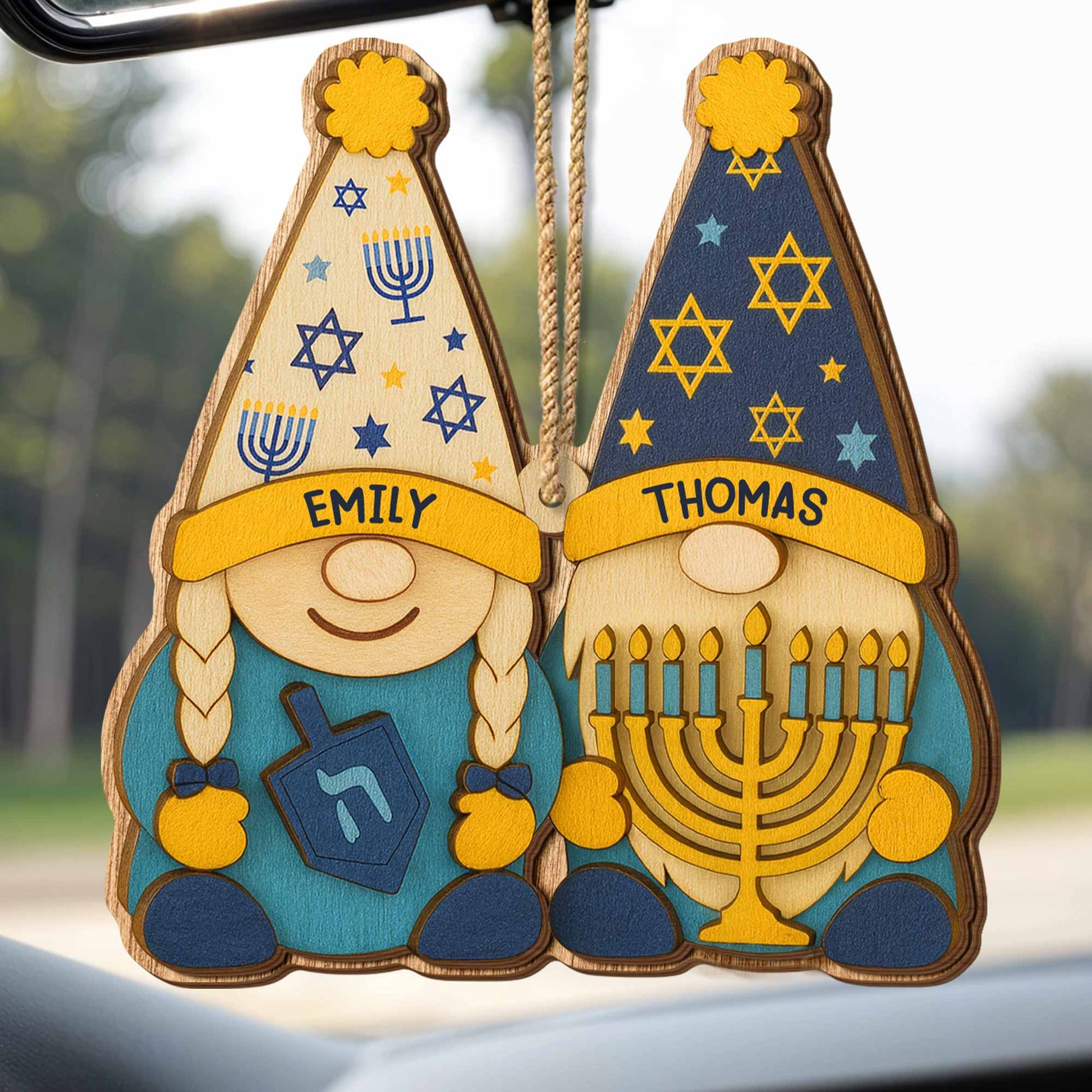 Celebrate Hanukkah With Traditional Symbols Ornament