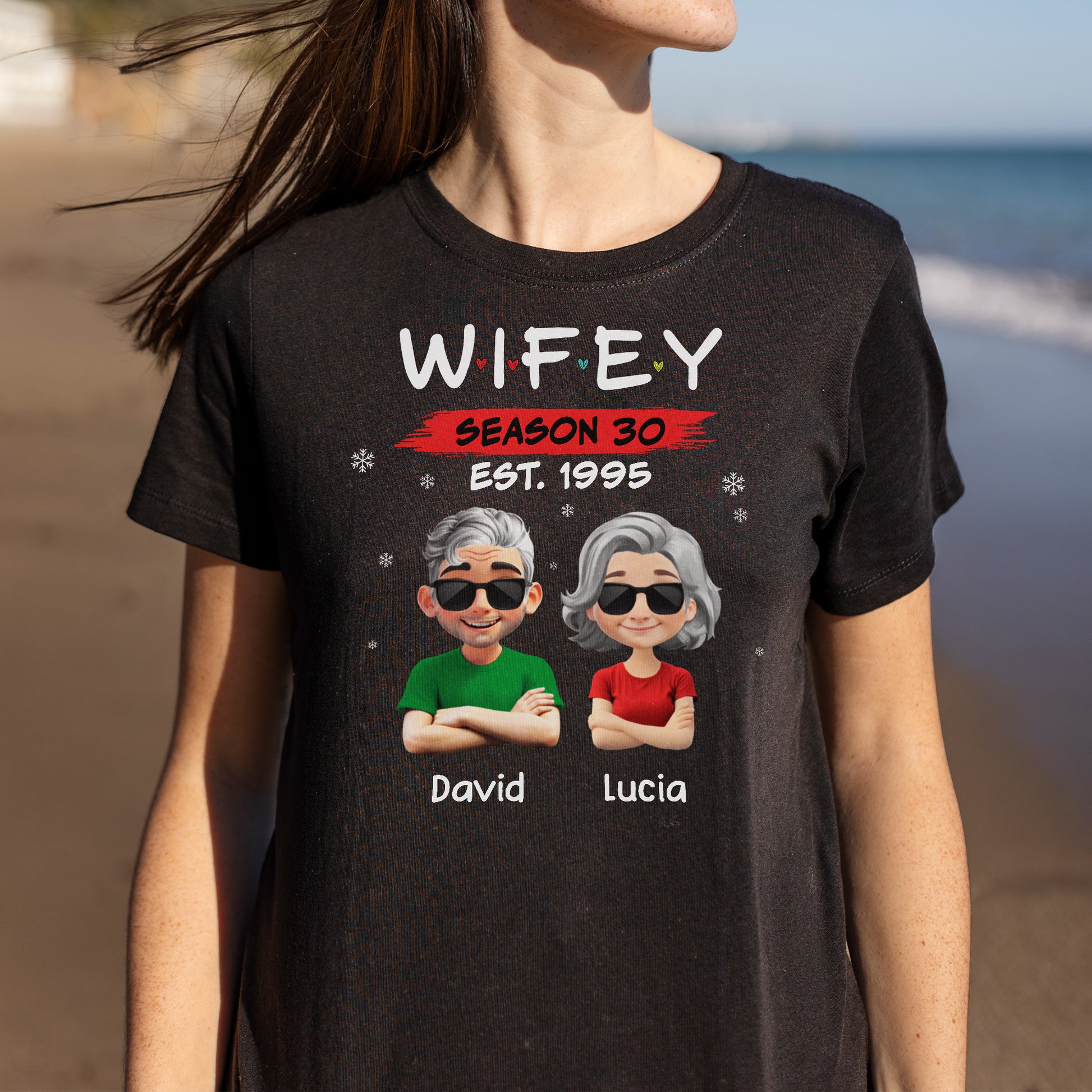 Hubby Season 30 Customizable Cartoon Couple Design