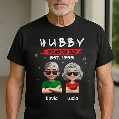 Hubby Season 30 Customizable Cartoon Couple Design