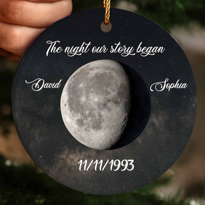 The Night Our Story Began Moon And Stars