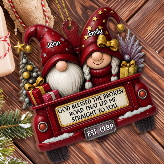 God Blessed The Broken Road That Led Me Straight To You, Christmas Decor