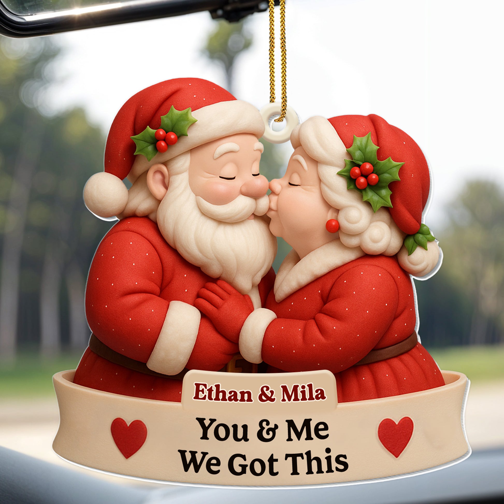You & Me, We Got This Santa Claus Ornament