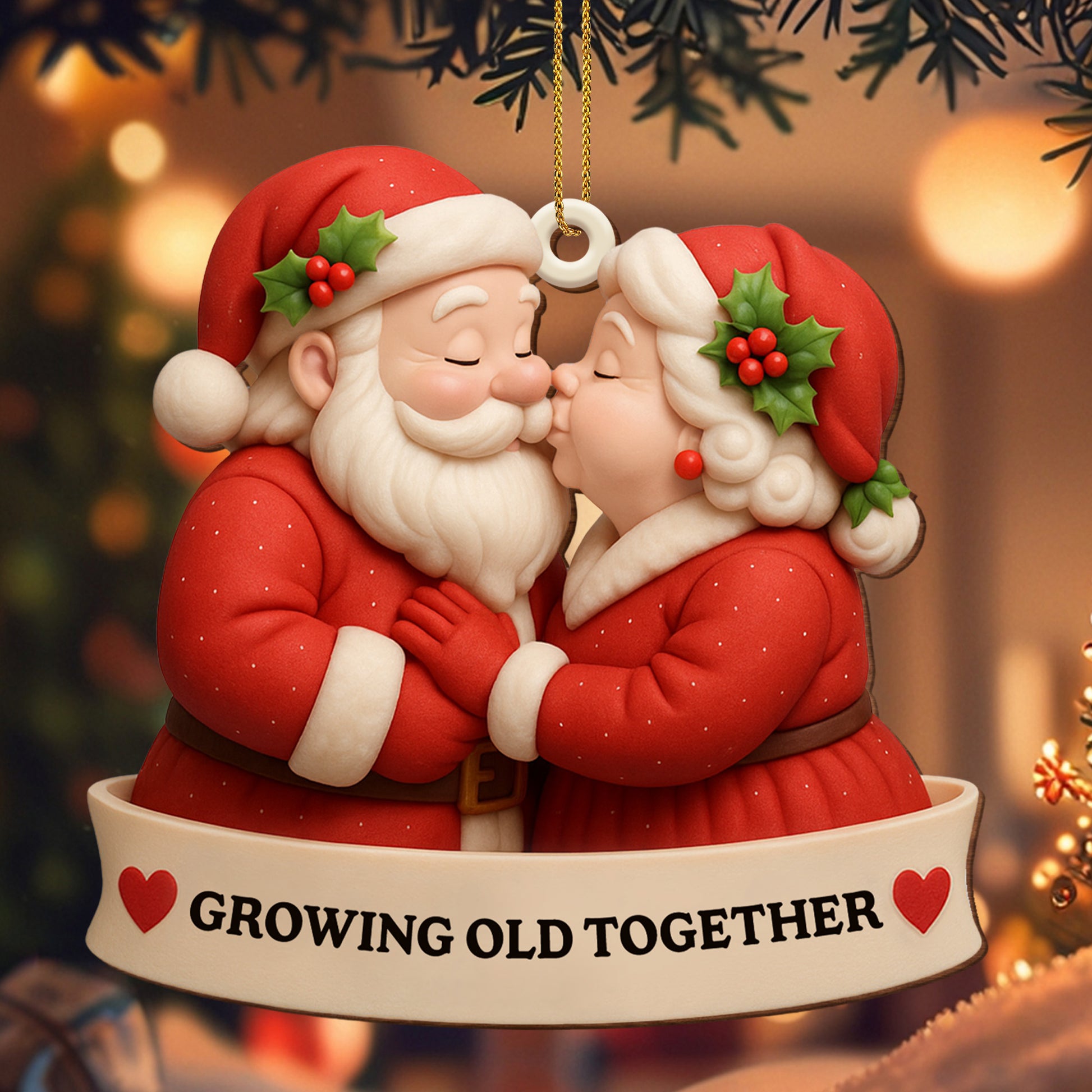 Growing Old Together With Santa And Mrs. Claus