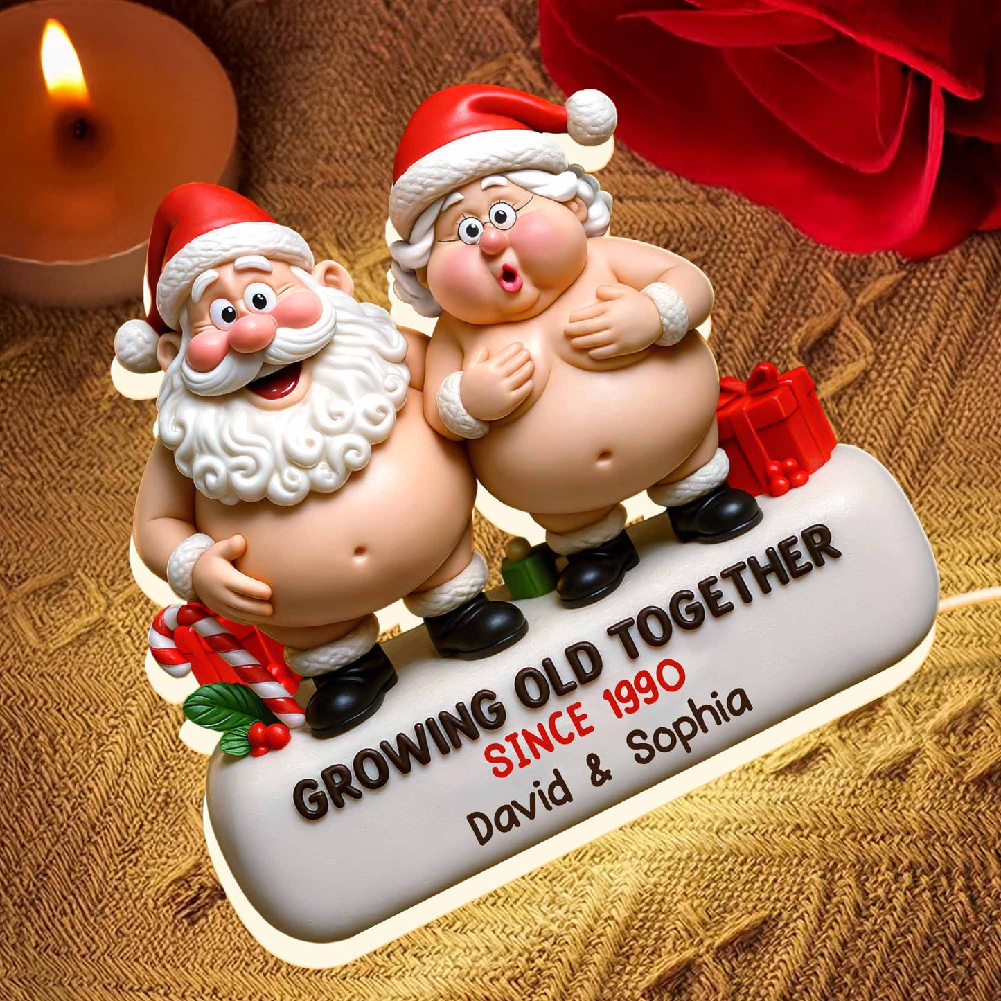 Growing Old Together Santa Claus and Presents