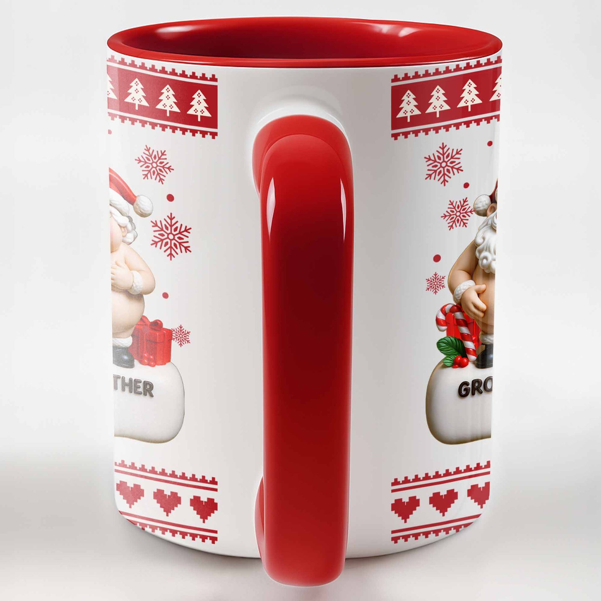 Growing Old Together With Christmas Motifs And Gifts