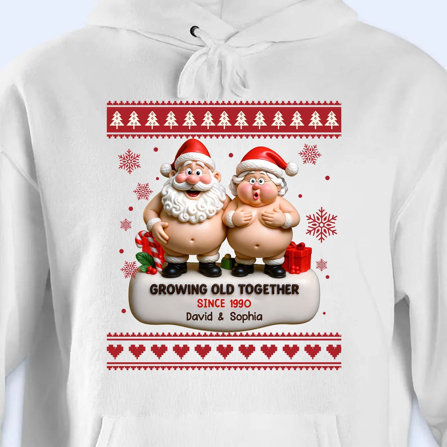 Growing Old Together, Santa Claus Figures And Christmas Themes