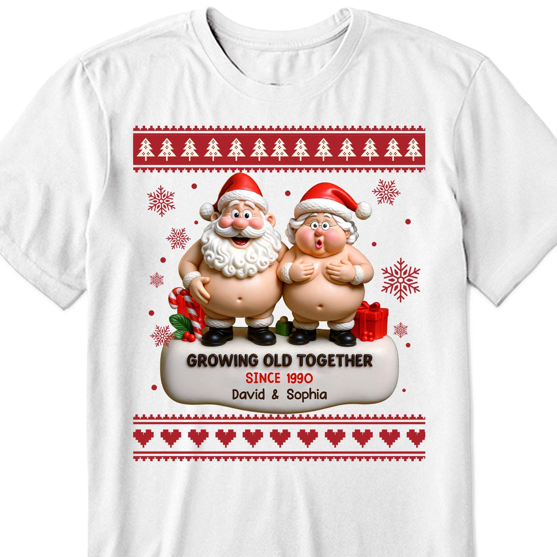 Growing Old Together, Santa Claus Figures And Christmas Themes