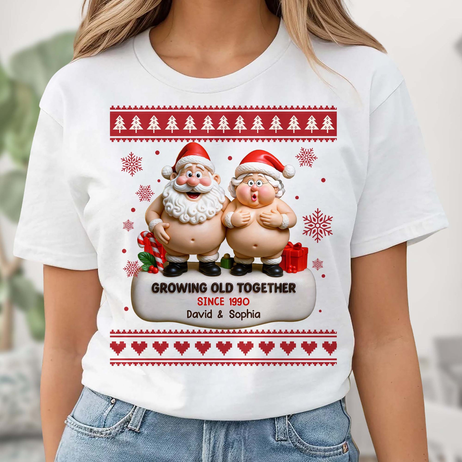 Growing Old Together, Santa Claus Figures And Christmas Themes