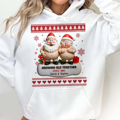 Growing Old Together, Santa Claus Figures And Christmas Themes