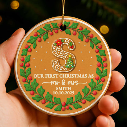 Our First Christmas As Mr & Mrs, Holly And Berries