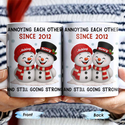 Annoying Each Other Since, Snowmen Design