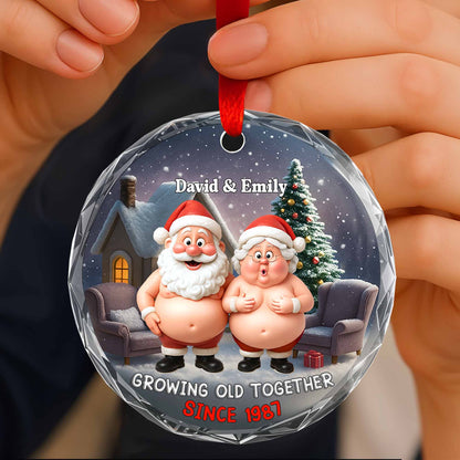 Growing Old Together, Santa Claus Christmas Ornament
