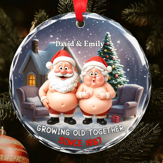 Growing Old Together, Santa Claus Christmas Ornament