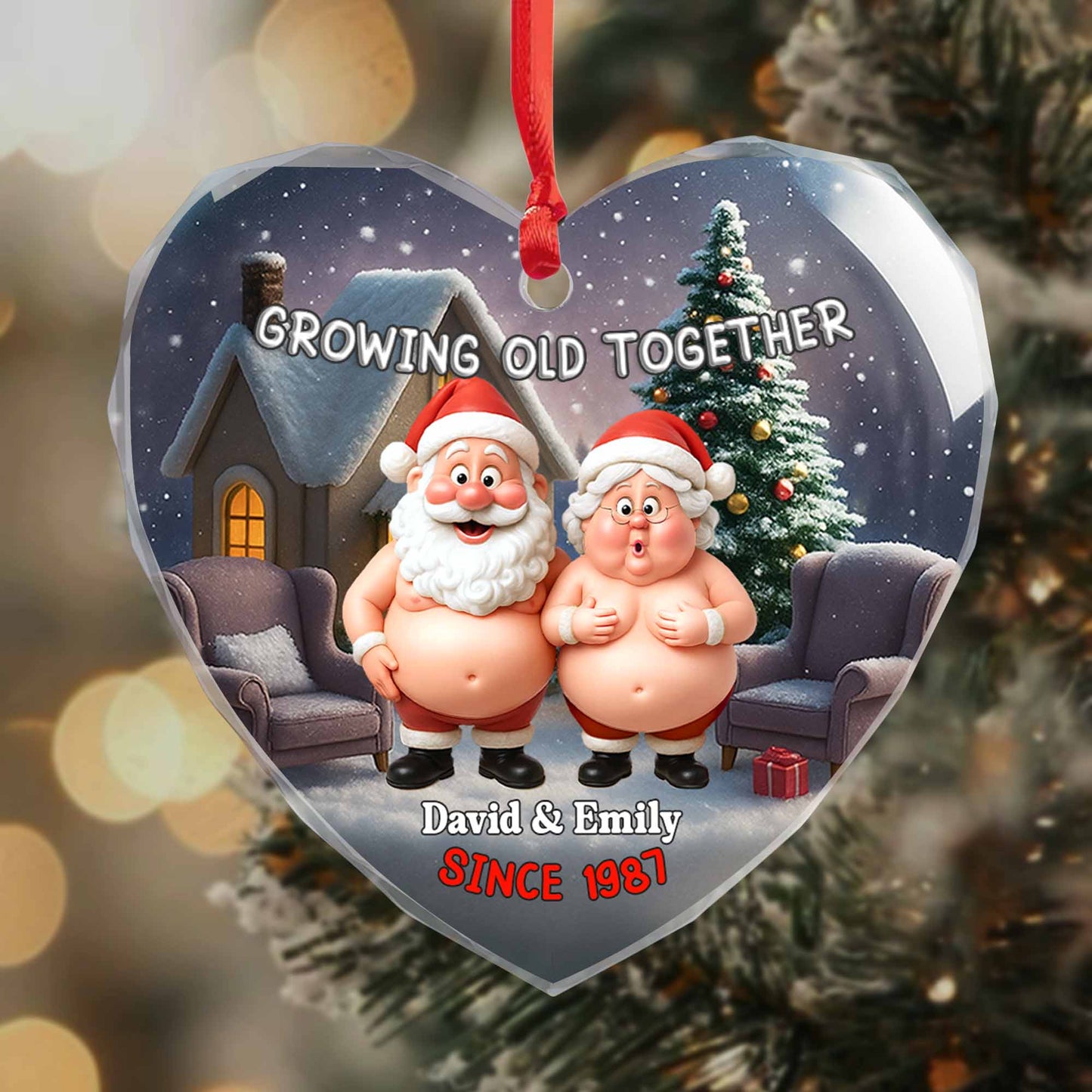 Growing Old Together With Santa And Mrs. Claus