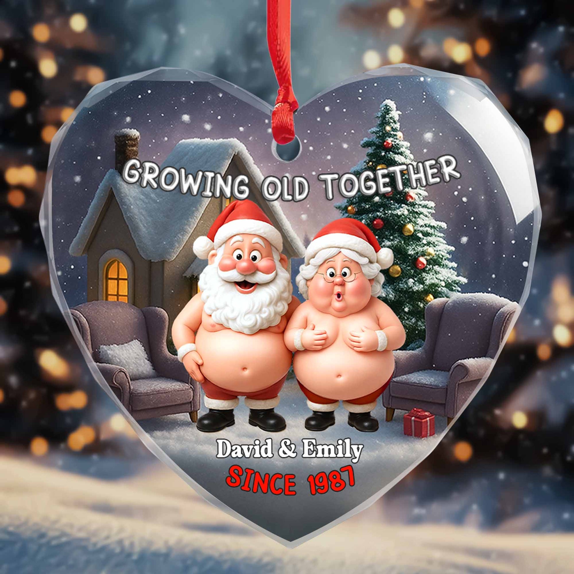 Growing Old Together With Santa And Mrs. Claus