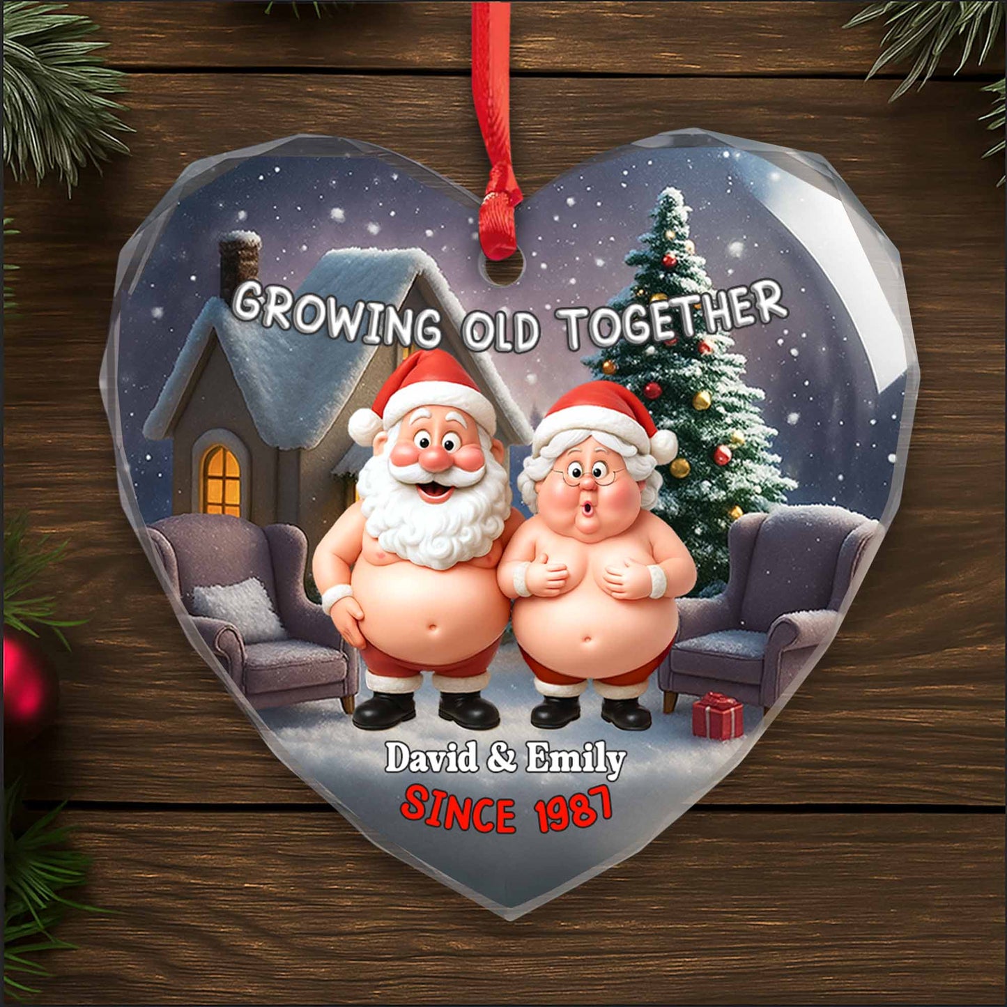 Growing Old Together With Santa And Mrs. Claus