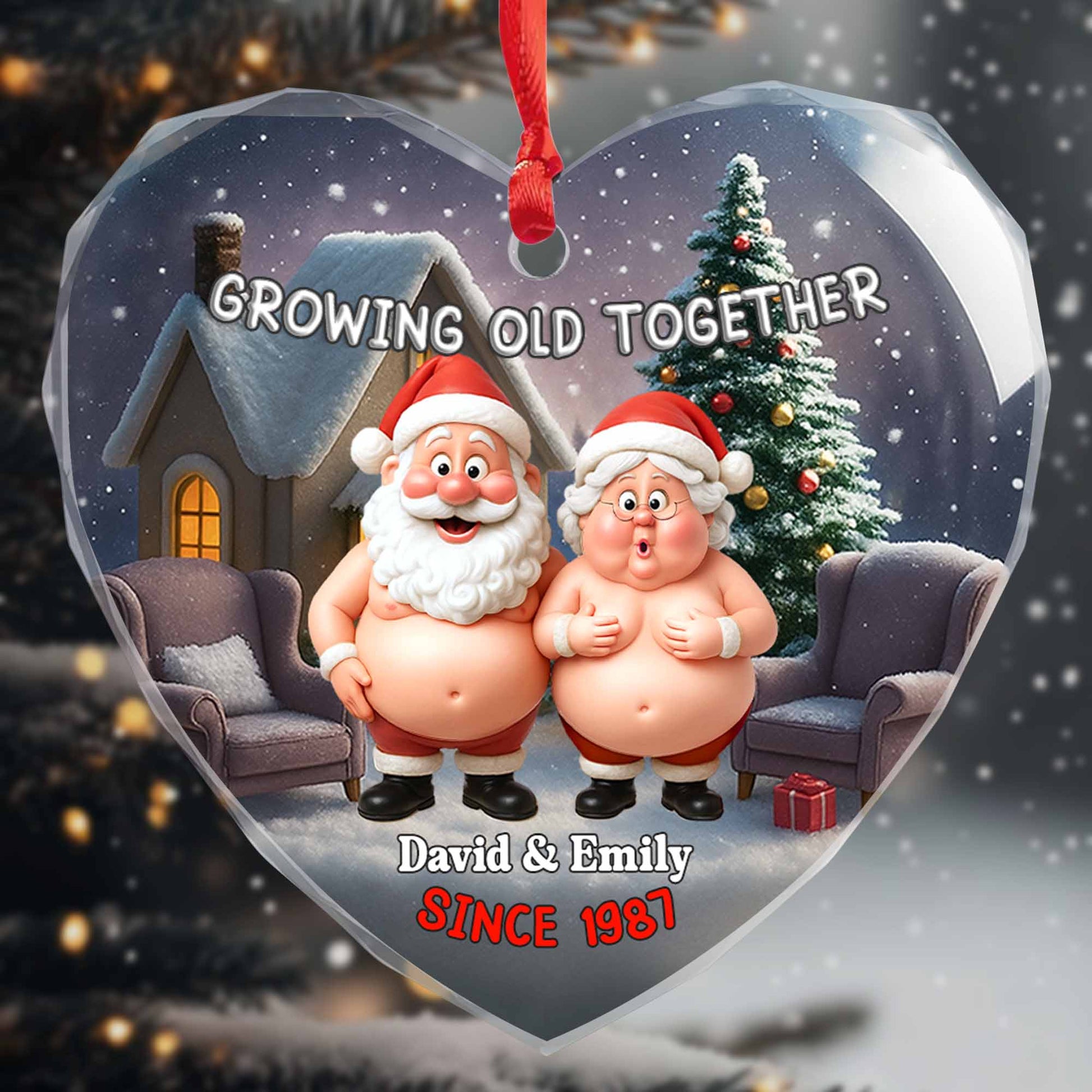 Growing Old Together With Santa And Mrs. Claus