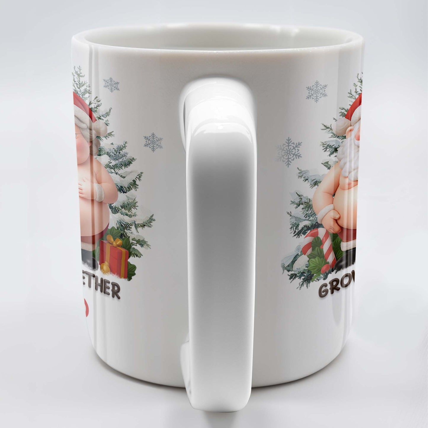 Growing Old Together Santa Claus Christmas Design