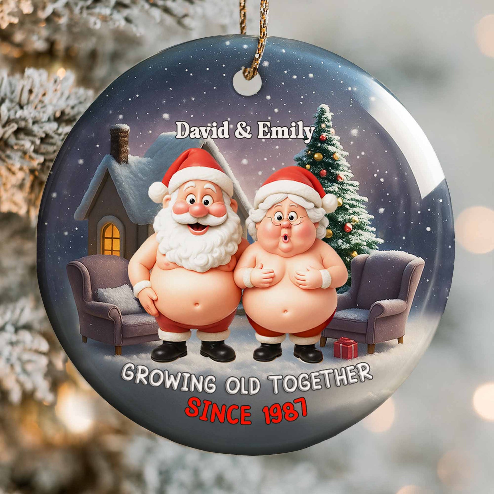 Growing Old Together With Santa And Mrs. Claus