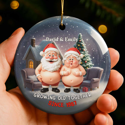 Growing Old Together With Santa And Mrs. Claus