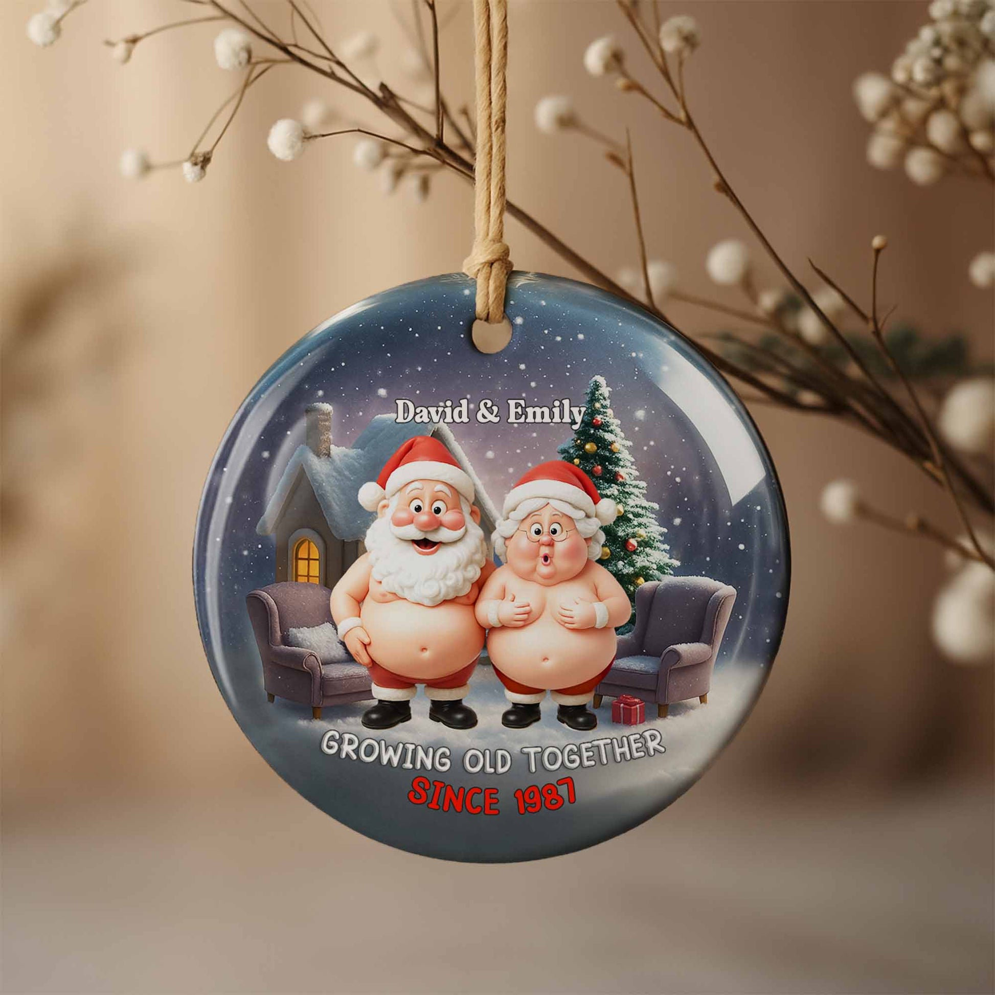 Growing Old Together With Santa And Mrs. Claus