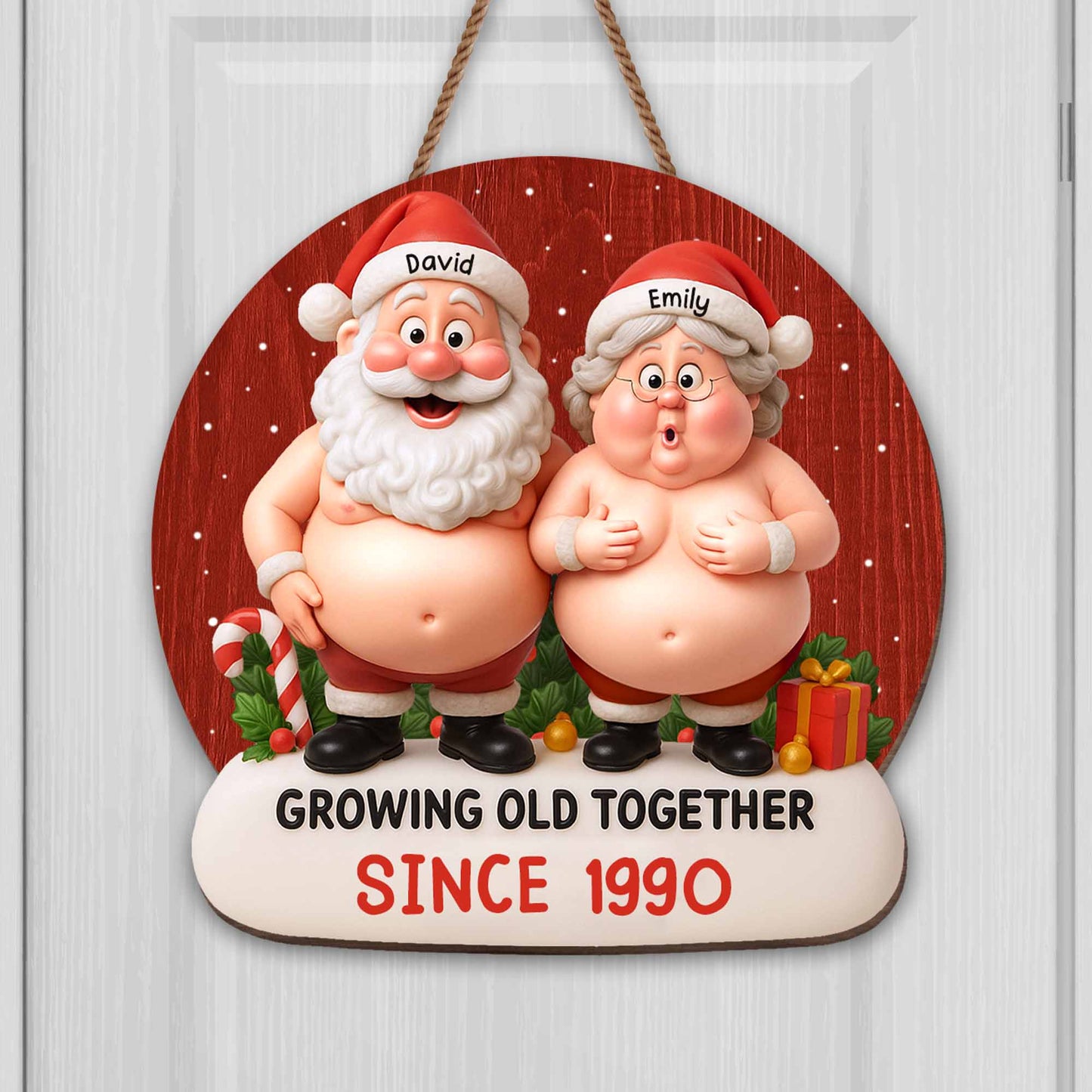 Growing Old Together With Santa And Mrs. Claus