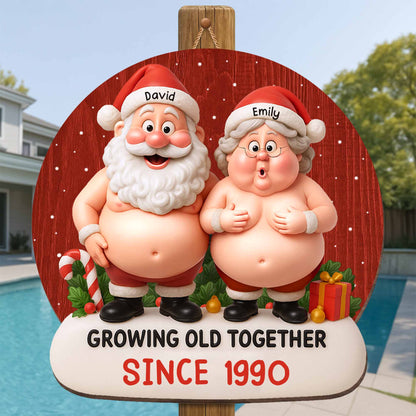 Growing Old Together With Santa And Mrs. Claus
