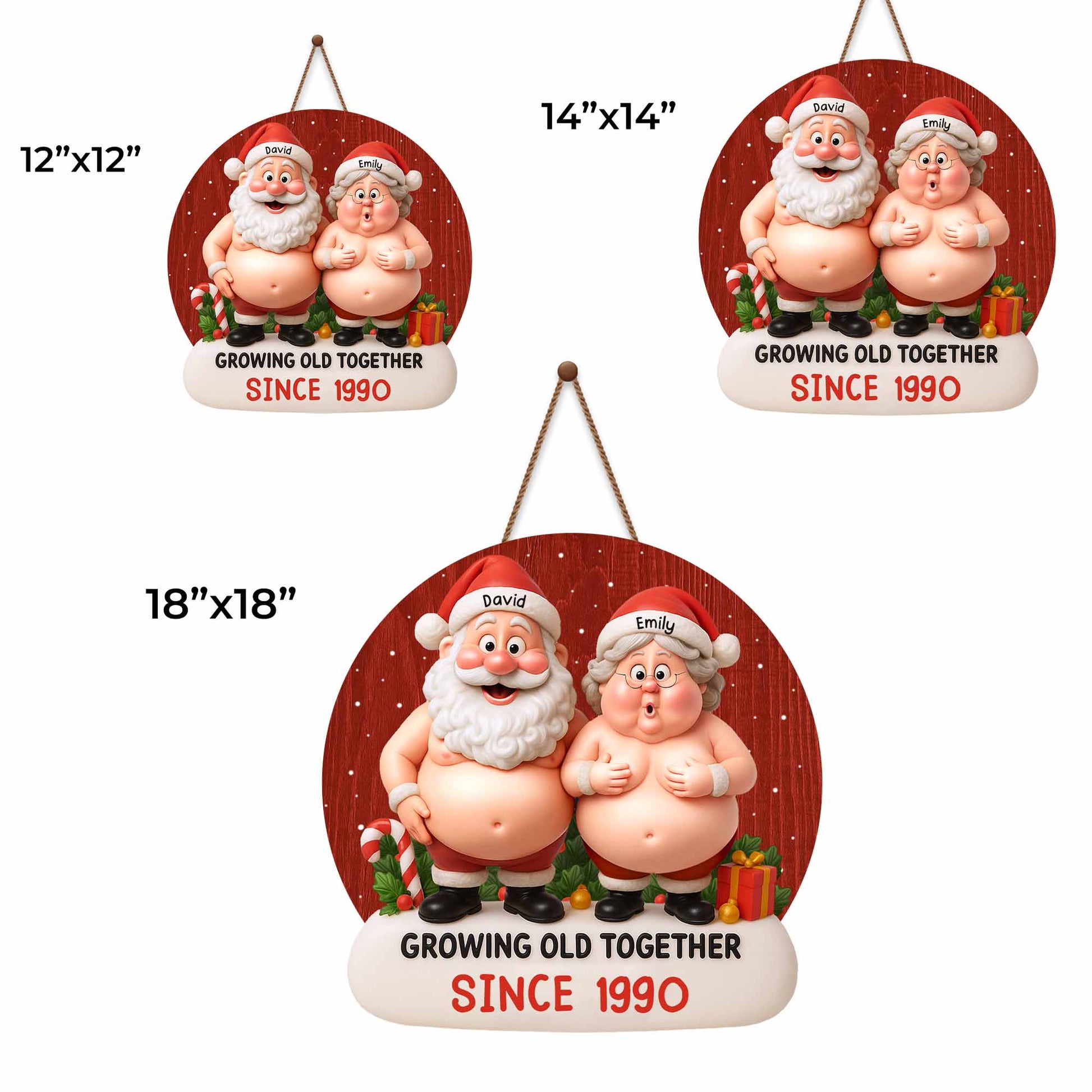 Growing Old Together With Santa And Mrs. Claus