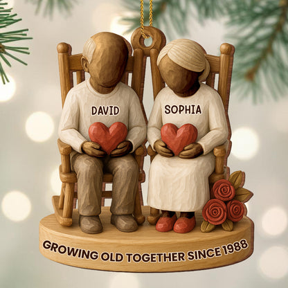 Growing Old Together With Hearts And Roses