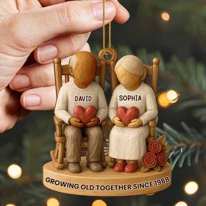 Growing Old Together With Hearts And Roses