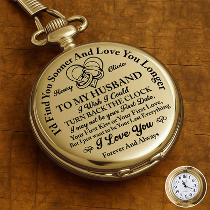 To My Husband, I'd Find You Sooner, Celtic Knot Heart Design