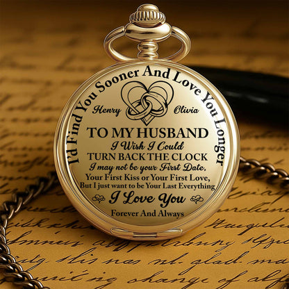 To My Husband, I'd Find You Sooner, Celtic Knot Heart Design