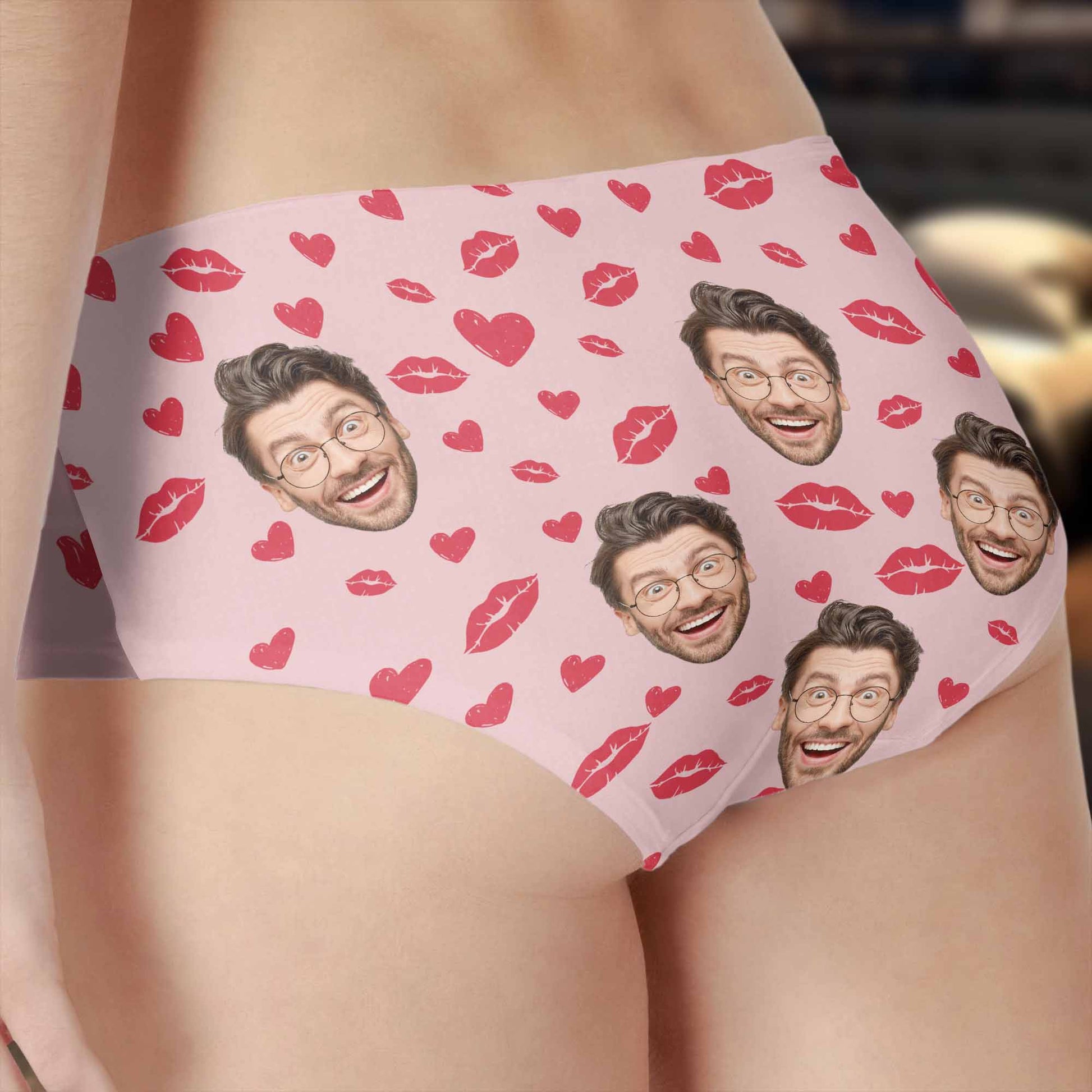 Caution Slippery When Wet With Lips And Faces