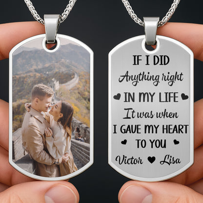 If I Did Anything Right, I Gave My Heart To You, Hearts