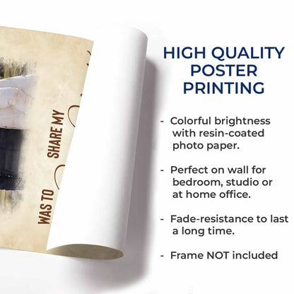 The Most Wonderful Thing Was To Share My Life And Heart