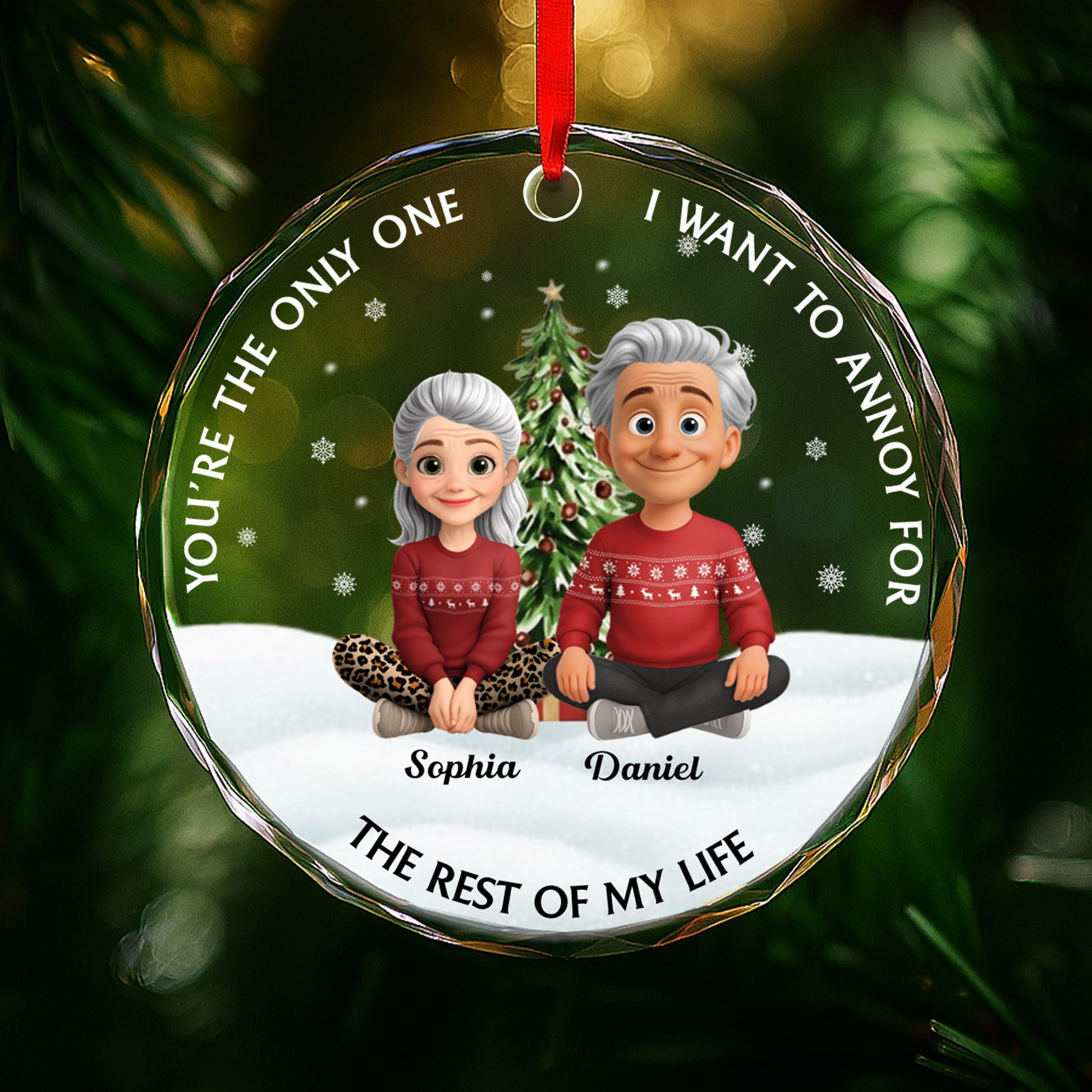 You're The Only One I Want To Annoy, Christmas Tree and Couple