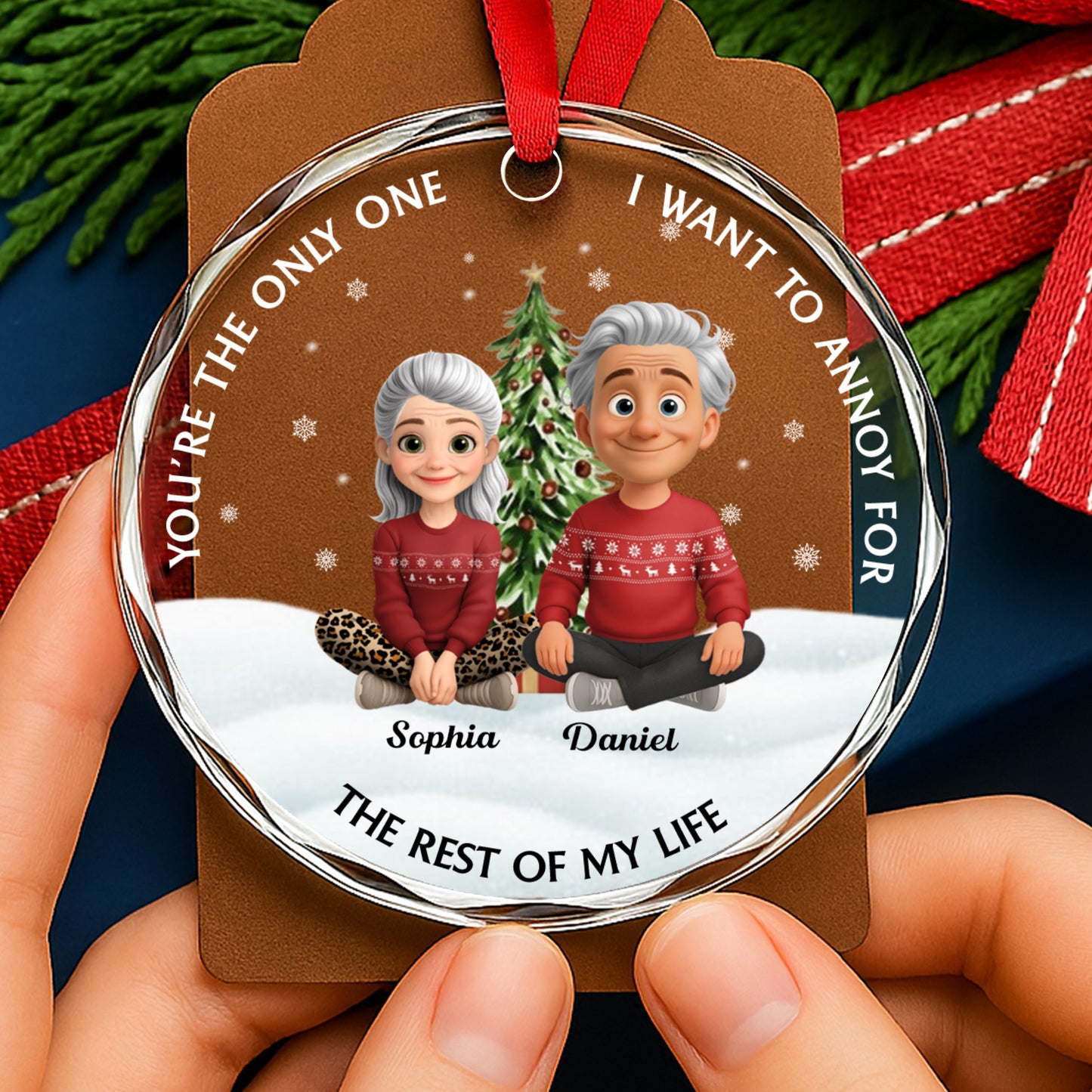 You're The Only One I Want To Annoy, Christmas Tree and Couple