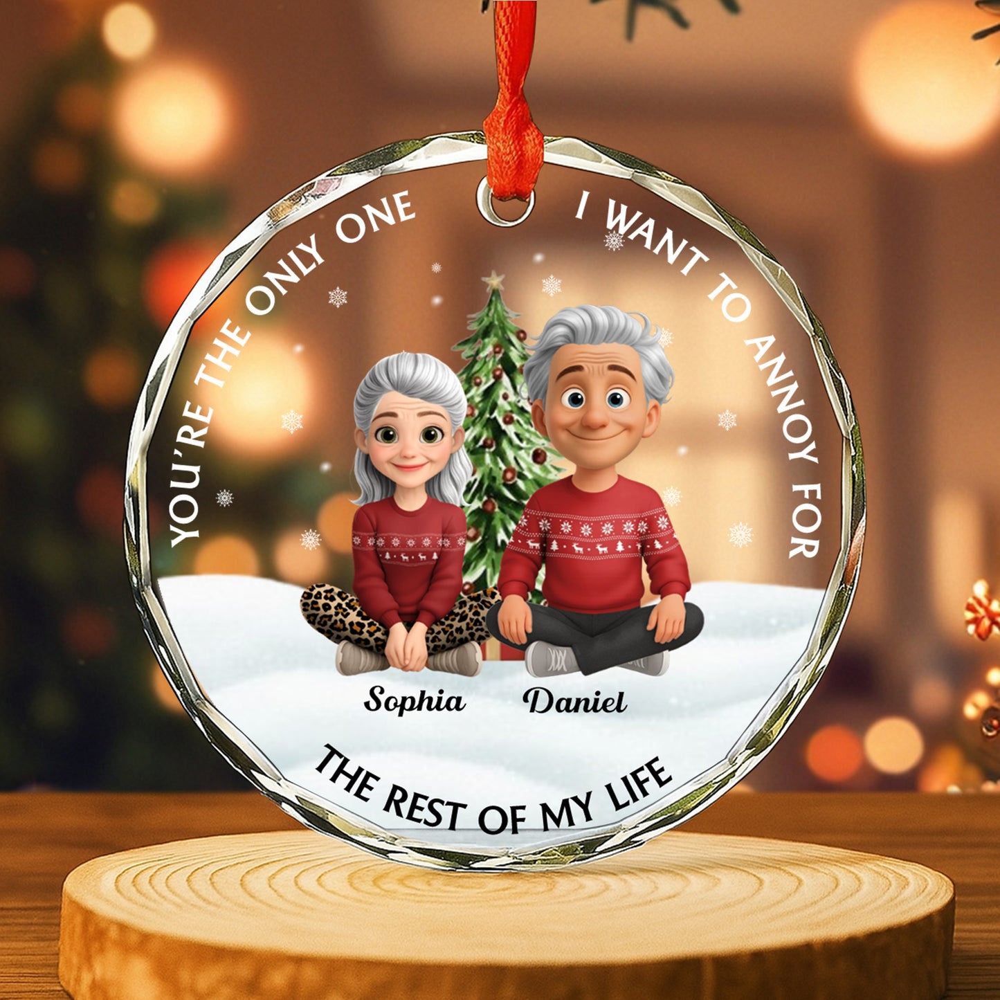 You're The Only One I Want To Annoy, Christmas Tree and Couple