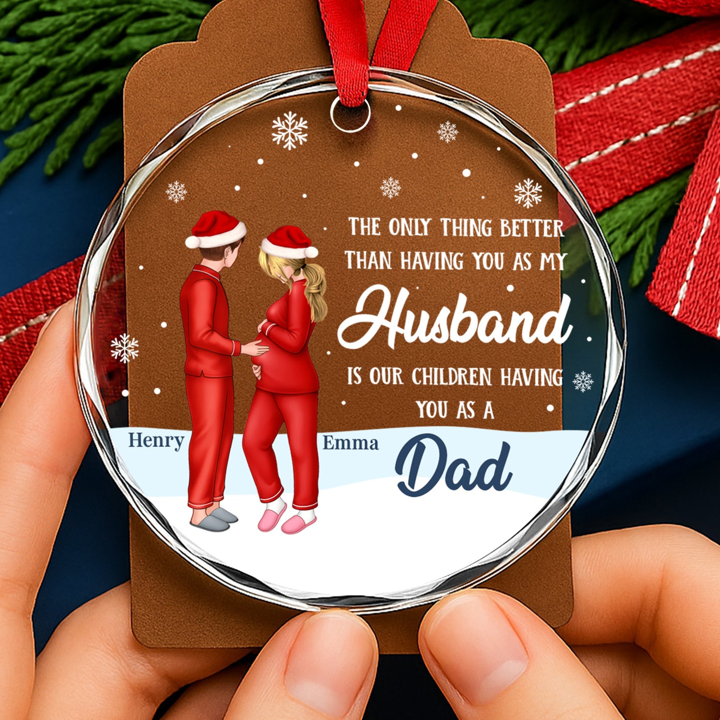 Better Than Having You As My Husband, Couple Wearing Santa Hats