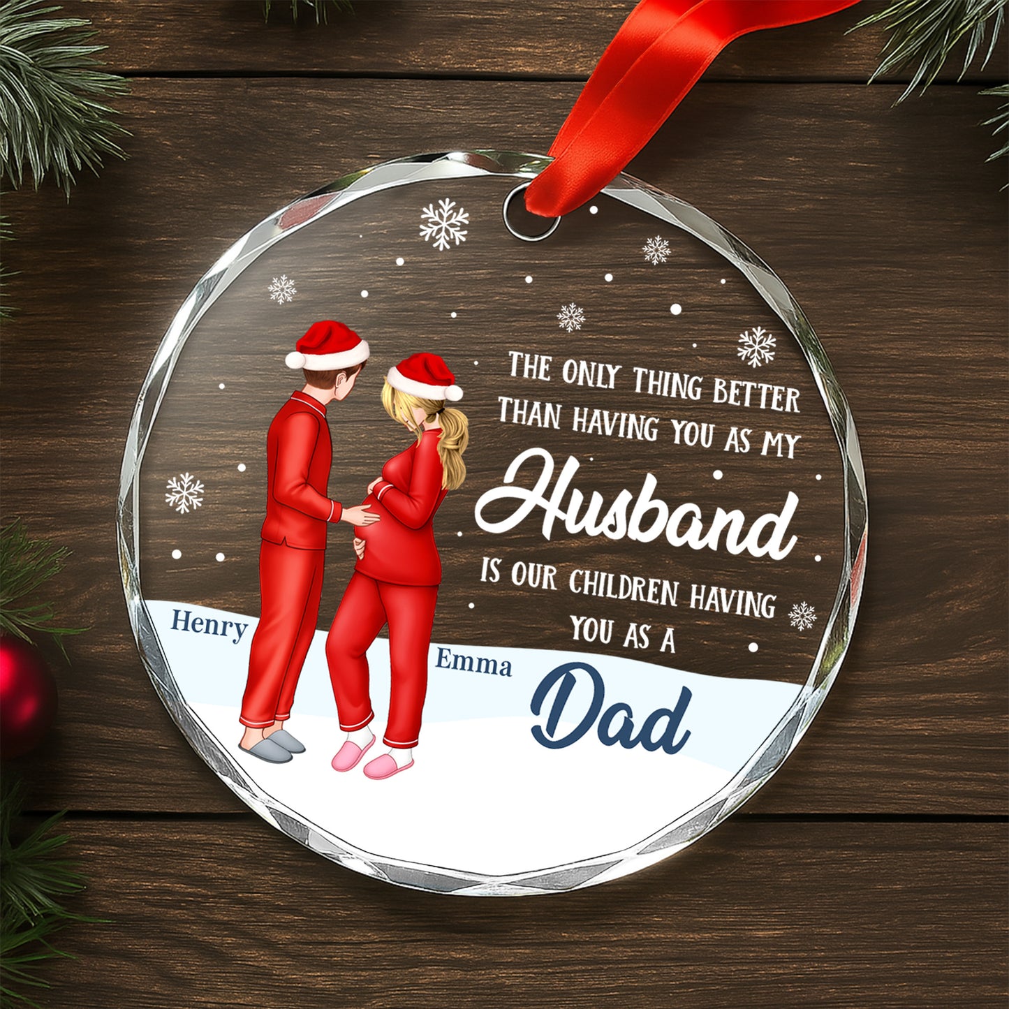 Better Than Having You As My Husband, Couple Wearing Santa Hats