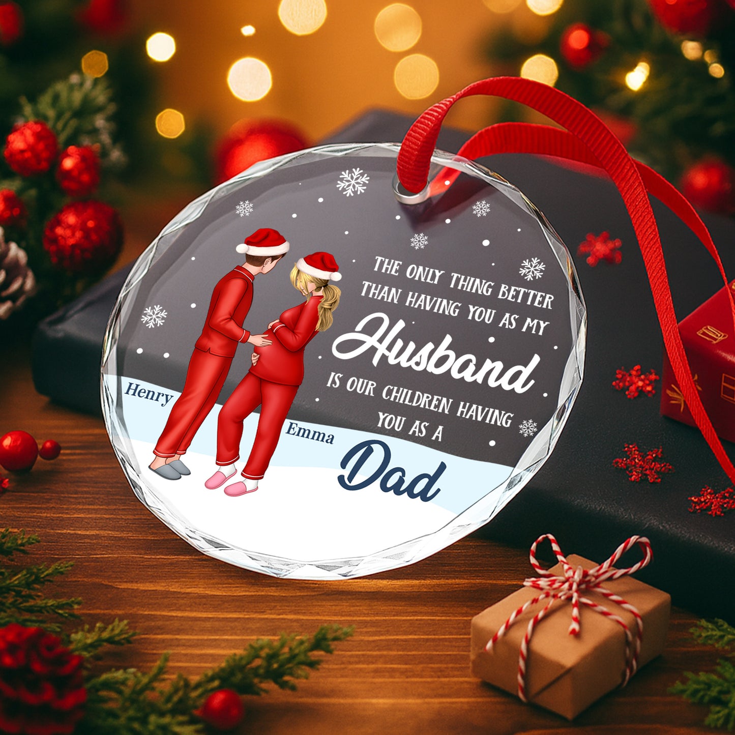 Better Than Having You As My Husband, Couple Wearing Santa Hats