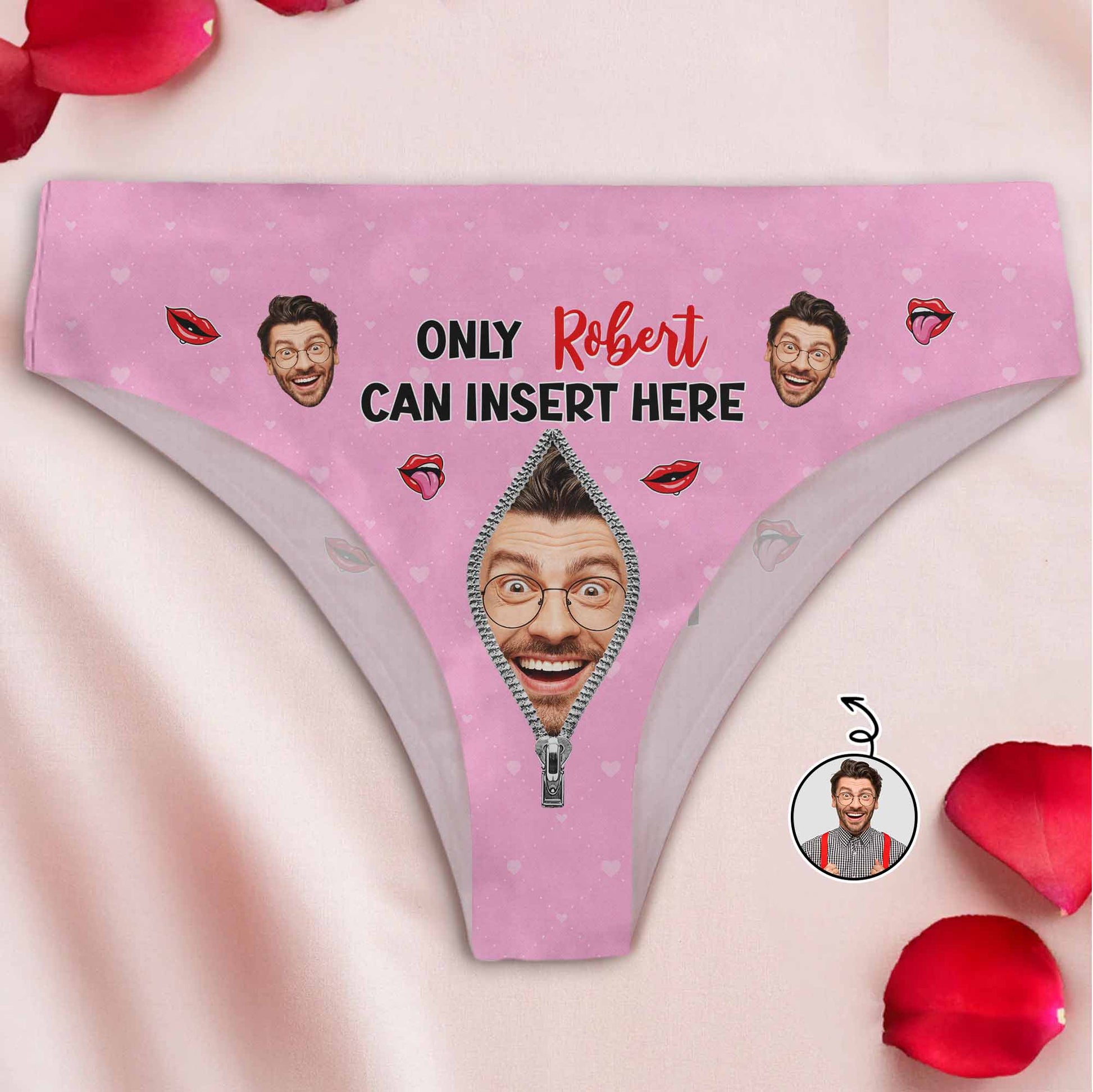 Only Robert Can Insert Here, Lips Design