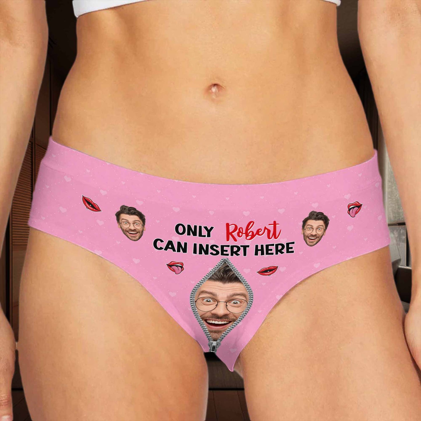 Only Robert Can Insert Here, Lips Design