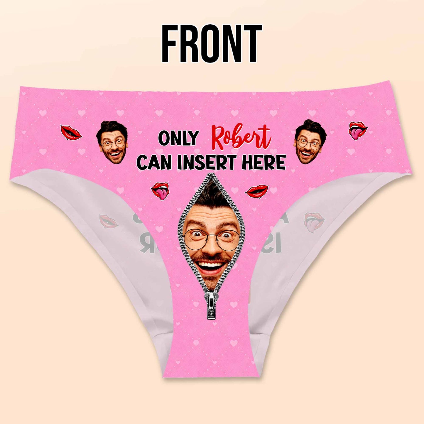 Only Robert Can Insert Here, Lips Design