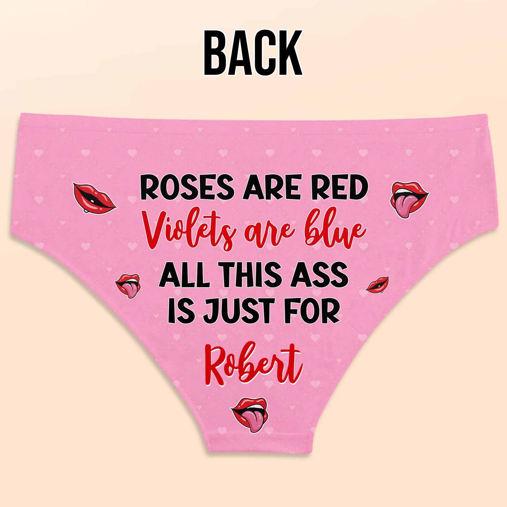 Only Robert Can Insert Here, Lips Design