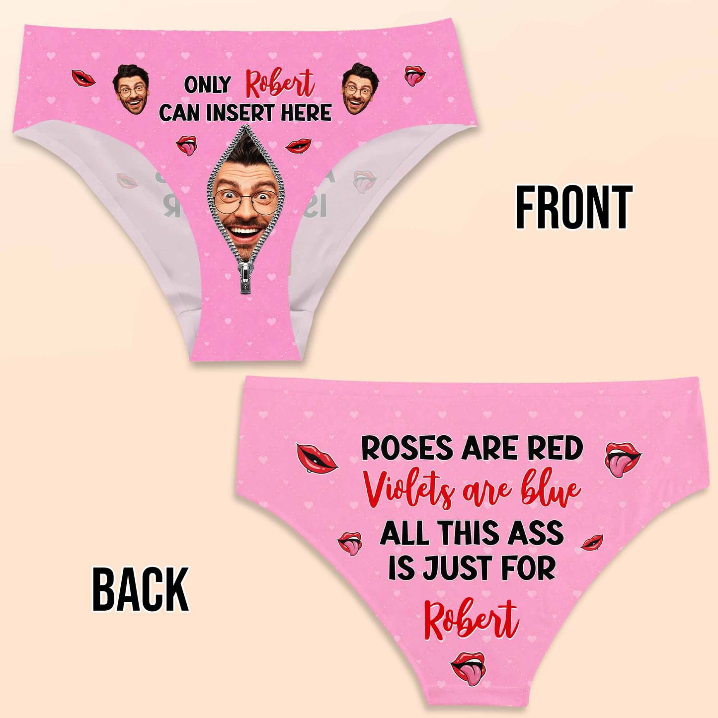 Only Robert Can Insert Here, Lips Design