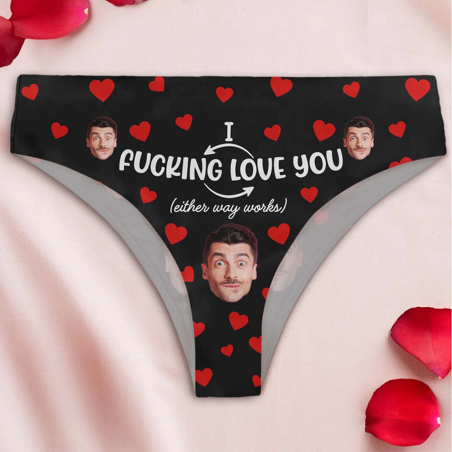 I Effing Love You, Faces And Hearts Design